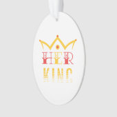 Haar koning ornament (voorkant)