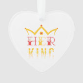 Haar koning ornament (voorkant)