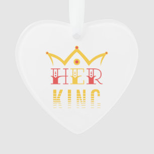 Haar koning ornament