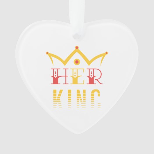 Haar koning ornament (voorkant)