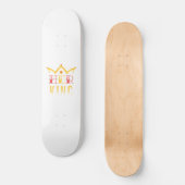 Haar koning skateboard (Voorkant)