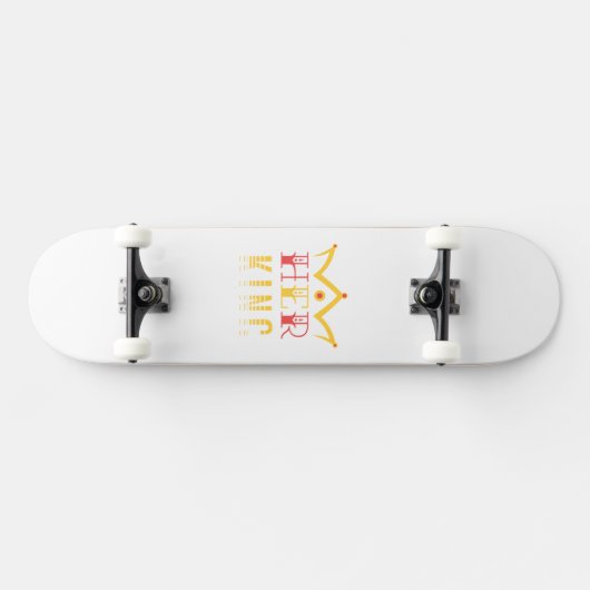 Haar koning skateboard (Horizontaal)