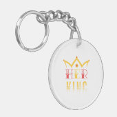 Haar koning sleutelhanger (Voorkant Links)