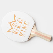 Haar koning tafeltennisbatje (Zijkant)