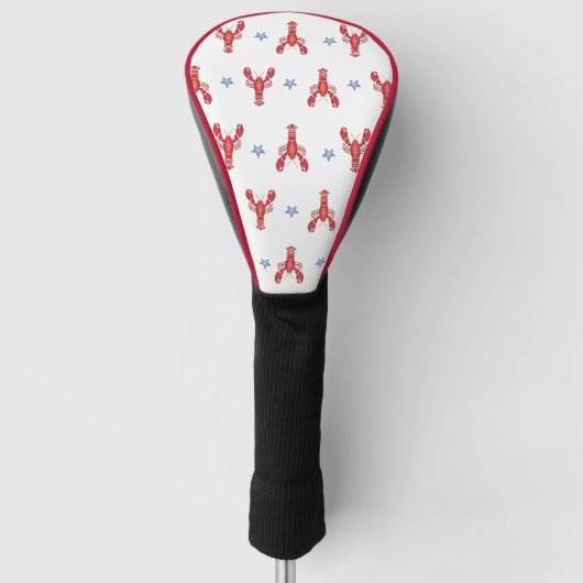 Haar kreeft bake preppy golfheadcover (Voorkant)