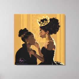 HAAR KROON #2 CANVAS AFDRUK