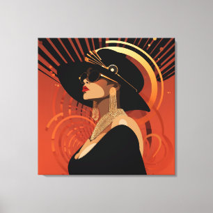 HAAR KROON #3 CANVAS AFDRUK