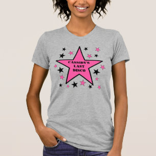 Haar laatste disco Cowgirl Bachelorette party T-shirt