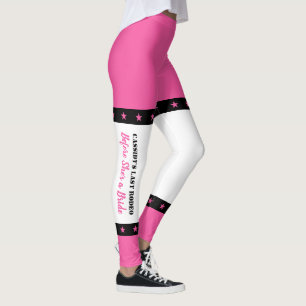 Haar laatste Ride Disco Cowgirl Bachelorette party Leggings