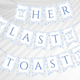Haar laatste toost op The Coast Floral Vlaggetjes