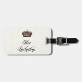 Haar Ladyship Bagagelabel (Voorkant horizontaal)