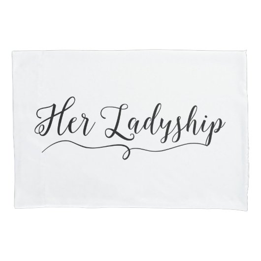"Haar Ladyship" Kussensloop (Voorkant)