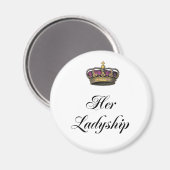 Haar Ladyship Magneet (Voorkant / Achterkant)
