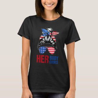 haar lichaam haar keuze feministische vrouwenrecht t-shirt