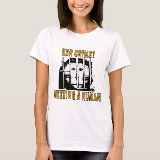 Haar misdaad? t-shirt (Voorkant)