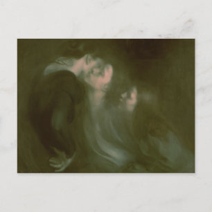 Haar moeders kus uit de jaren 1890 briefkaart