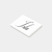 Haar naam is Isla Calligraphy Post-it® Notes (Schuin)