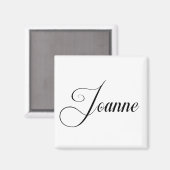 Haar naam is Joanne Calligraphy Magneet (Voorkant / Achterkant)