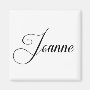 Haar naam is Joanne Calligraphy Magneet