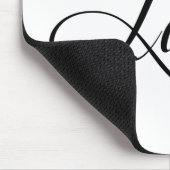 Haar naam is Lauren Calligrafie Muismat (Hoek)