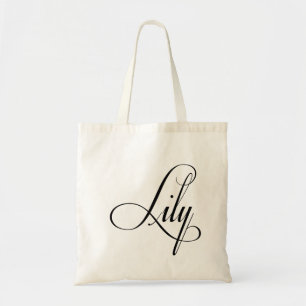 Haar naam is Lily Calligraphy Tote Bag