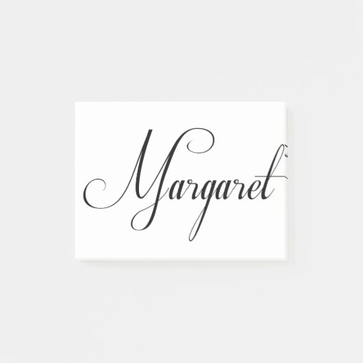 Haar naam is Margaret Calligraphy Post-it® Notes (Voorkant)