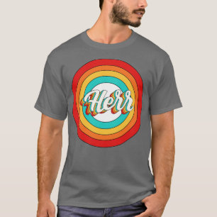 Haar naam Shirt Herr Circle