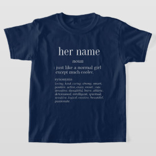 Haar naamdefinitie t-shirt