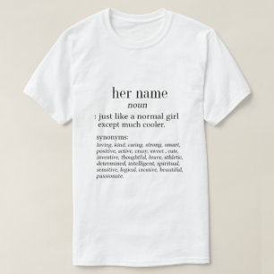 Haar naamdefinitie t-shirt