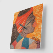 Haar ogen keken naar de klok van God (Hoek)