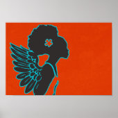 Haar ogen poster (Voorkant)