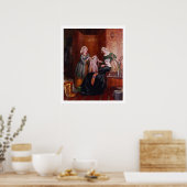 Haar onkruid weggooien poster (Keuken)