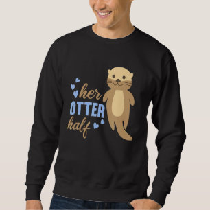 Haar Otter Half Relatie Leuke Dieren Girlfrie Trui