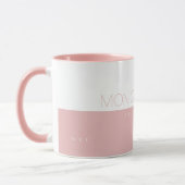 Haar Professional (architect) half roze half wit Mok (Links)