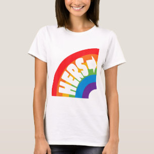 Haar regenboogpijl t-shirt