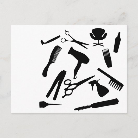 Haar Salon Tools | Briefkaart (Voorkant)