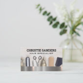 Haar Salon Tools | Schoonheid Visitekaartje (Staand voorkant)