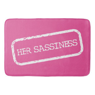 "HAAR SASSINESS" BADMAT