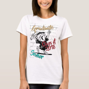 Haar senior Afstuderen - (Jaar toevoegen) T-shirt