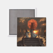 Haar Silent Silhouette Magneet (Voorkant / Achterkant)