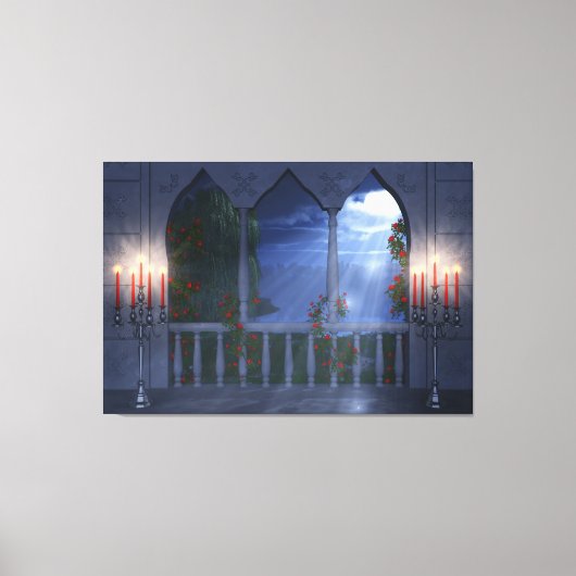 Haar Silver Mantle Canvas (Voorkant)