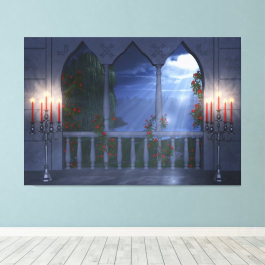 Haar Silver Mantle Canvas (Insitu (Houten vloer))