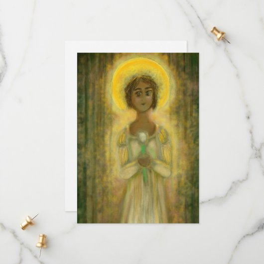 Haar speciale dag - Save the Date kaart (Voorkant / Achterkant in situ)