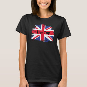 Haar Speelgoed Funny UK vlag T-shirt