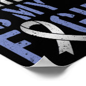 Haar strijd is mijn maand van 'parkinsons'-bewustw poster (Hoek)