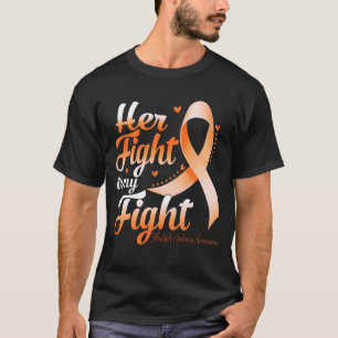 Haar strijd is mijn strijd MEERDERE SCLEROSE BEWUS T-shirt