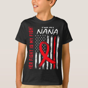Haar strijd is mijn strijd Nana Hartziektebewustzi T-shirt
