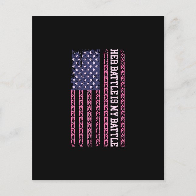 Haar strijd is mijn strijd, Ontwerp voor borstkank (Voorkant)