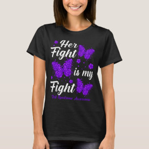 Haar strijd is mijn strijd Rett-syndroom bewustzij T-shirt