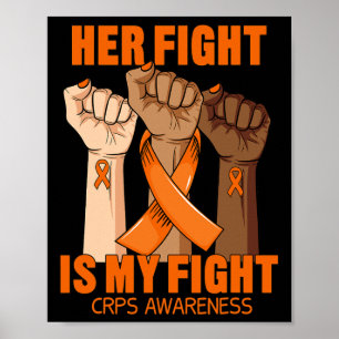 Haar strijd is mijn strijd tegen Crps, die me waar Poster